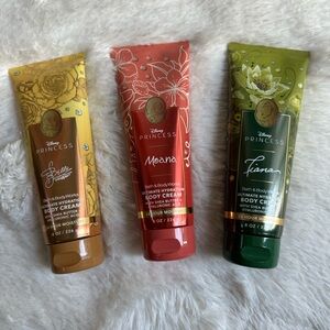 Bath & Body Works Princess set of 3 Body Cream